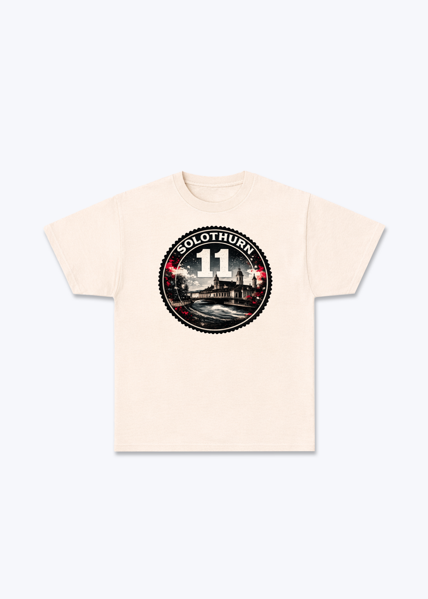 Solothurn Heritage 11 Tee - Beige Front (Designed)