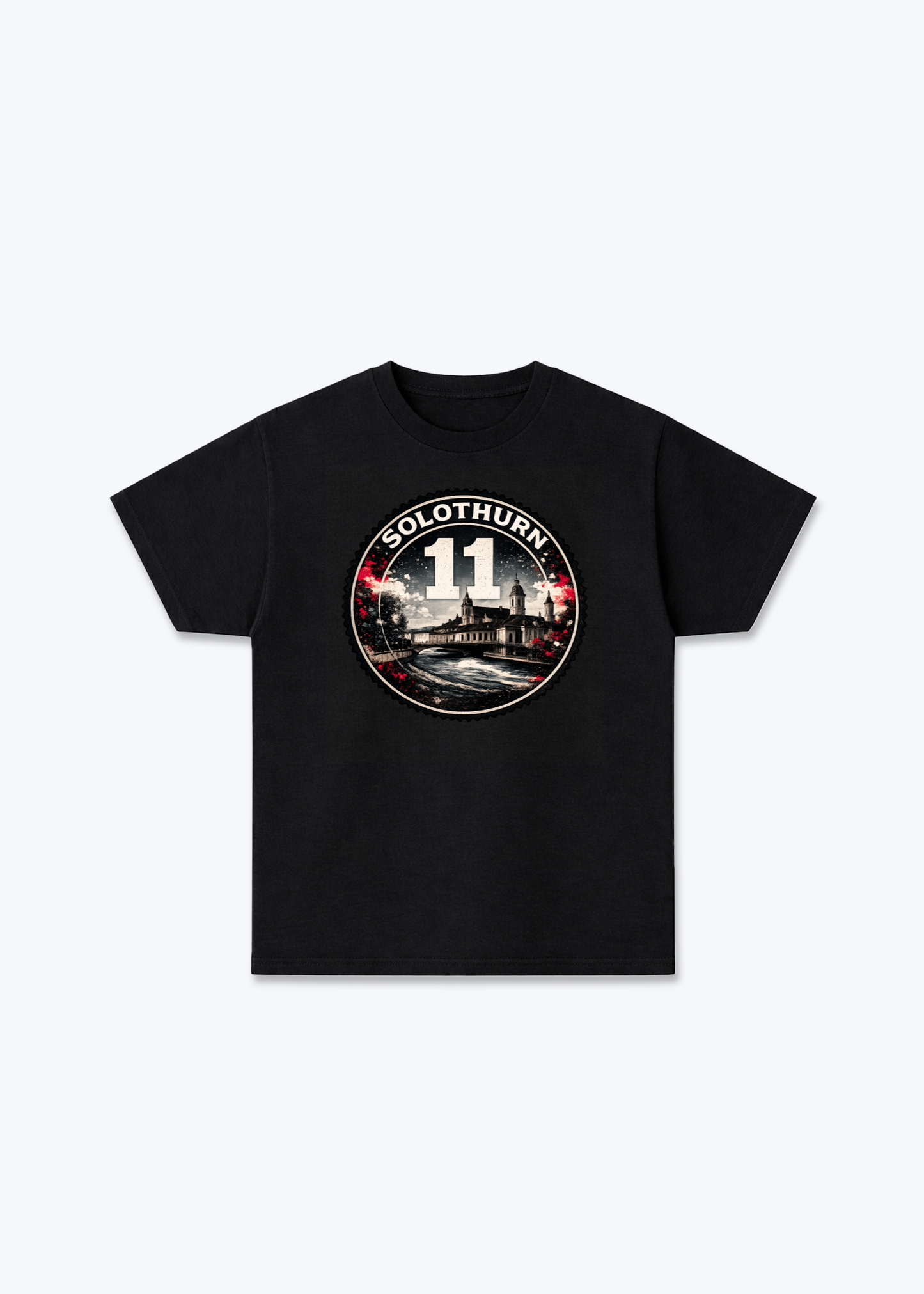 Solothurn Heritage 11 Tee - Black Front (Designed)