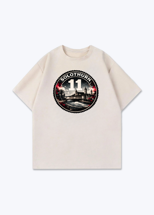 Solothurn Heritage 11 Tee - Beige Front (Designed)
