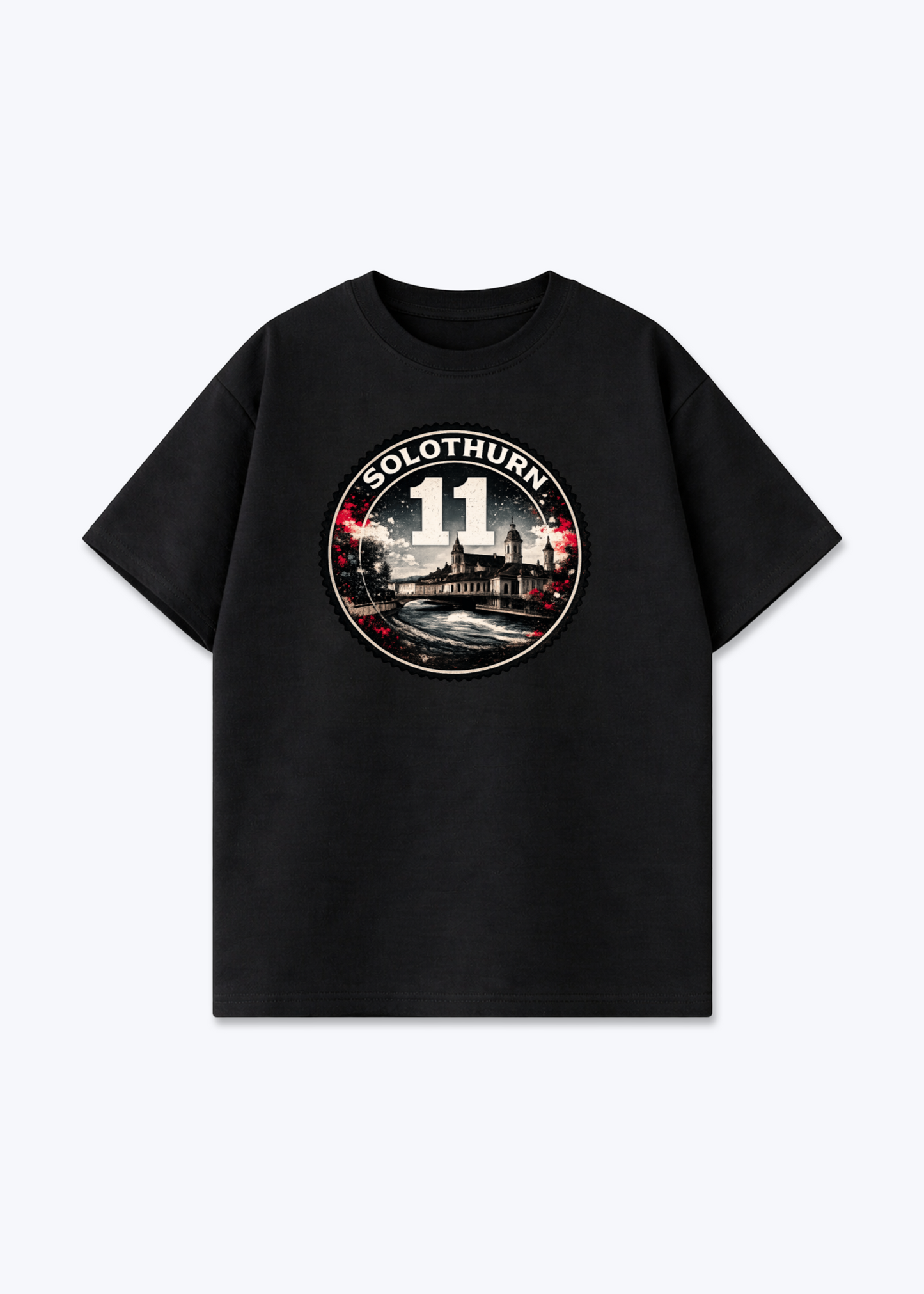 Solothurn Heritage 11 Tee - Black Front (Designed)