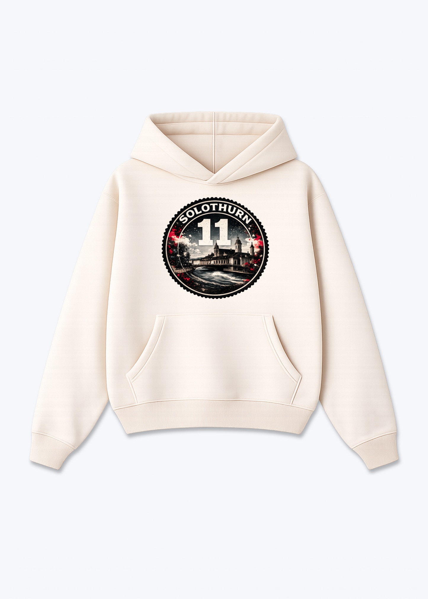 Solothurn Heritage 11 Tee - Beige Front (Designed)