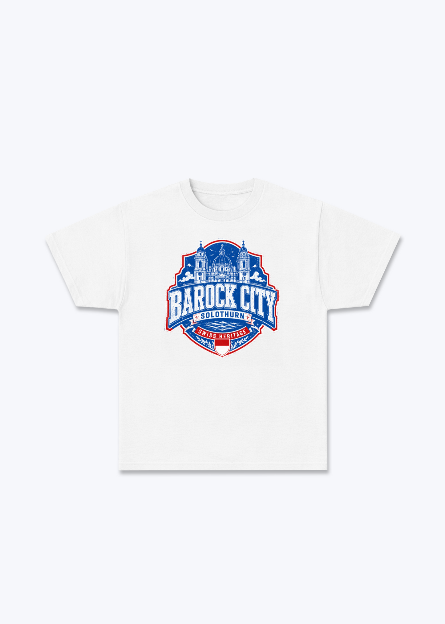 Solothurn Barock City Tee - White Front (Designed)
