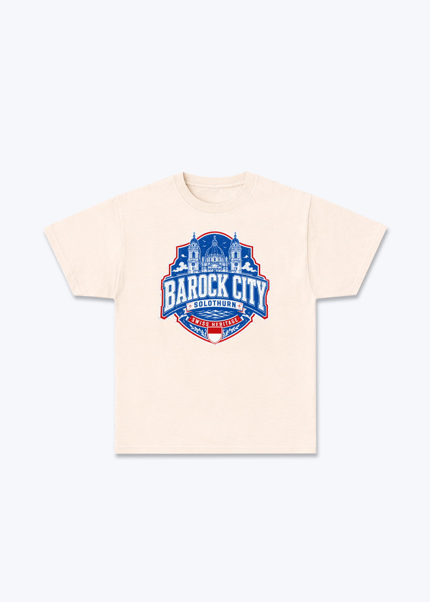 Solothurn Barock City Tee - Beige Front (Designed)