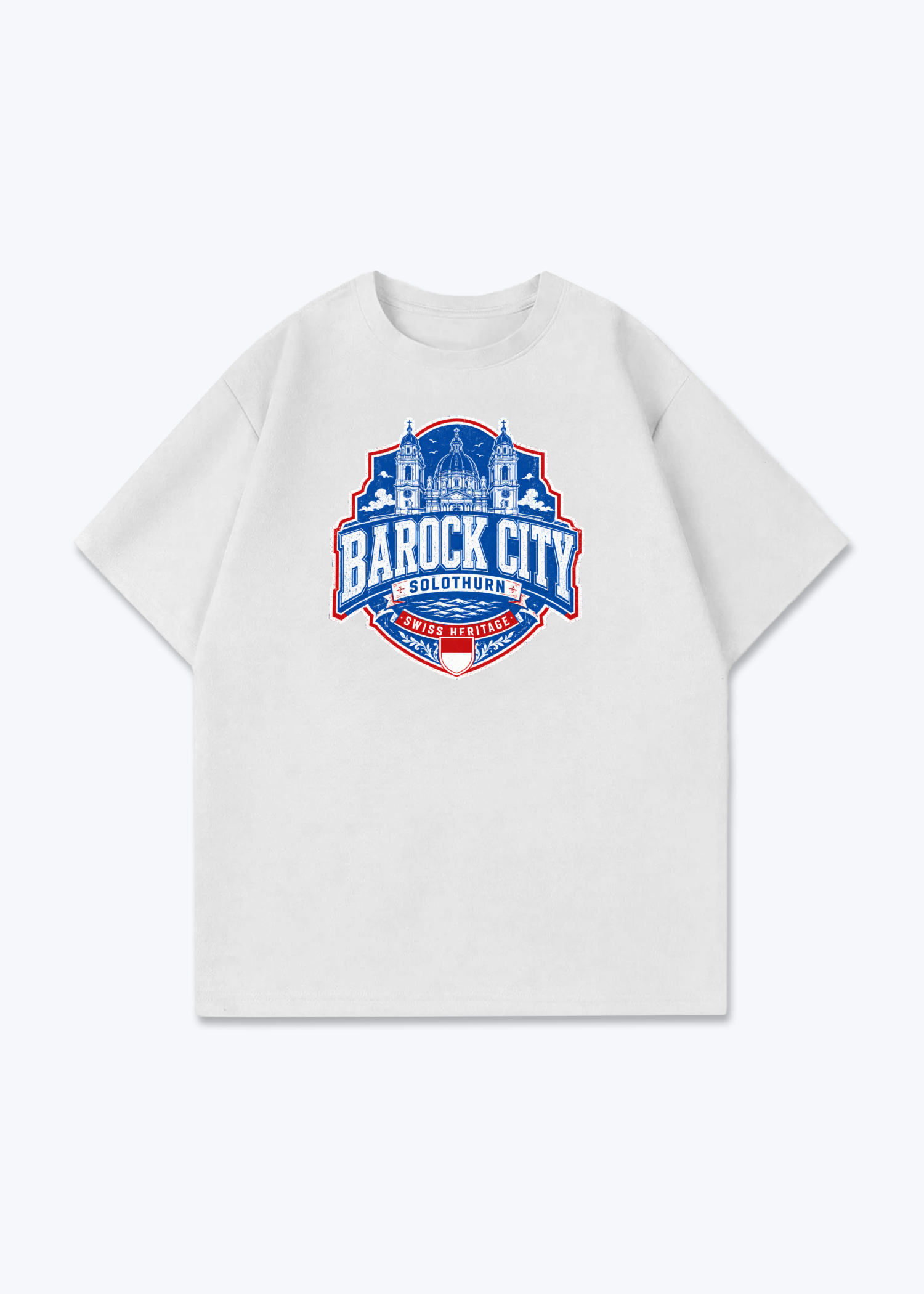 Solothurn Barock City Tee - White Front (Designed)