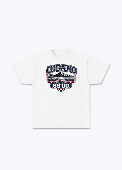 Tessin Lugano 6900 Tee - White Front (Designed)