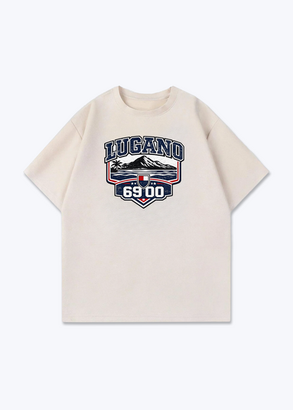 Tessin Lugano 6900 Tee - Beige Front (Designed)
