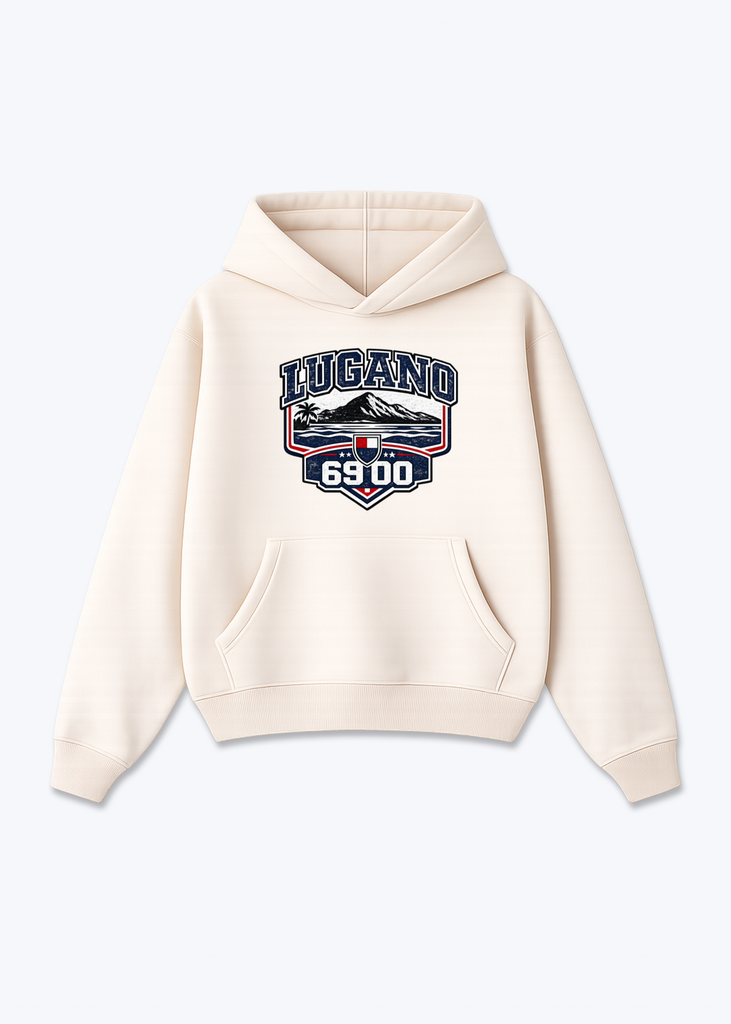 Tessin Lugano 6900 Tee - Beige Front (Designed)