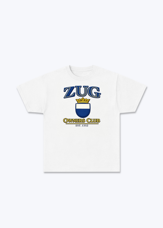 Zug Owners Club Tee - White Front (Designed)