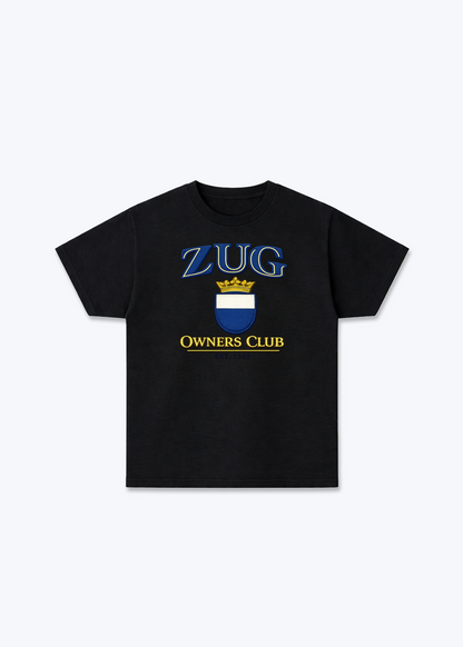 Zug Owners Club Tee - Black Front (Designed)