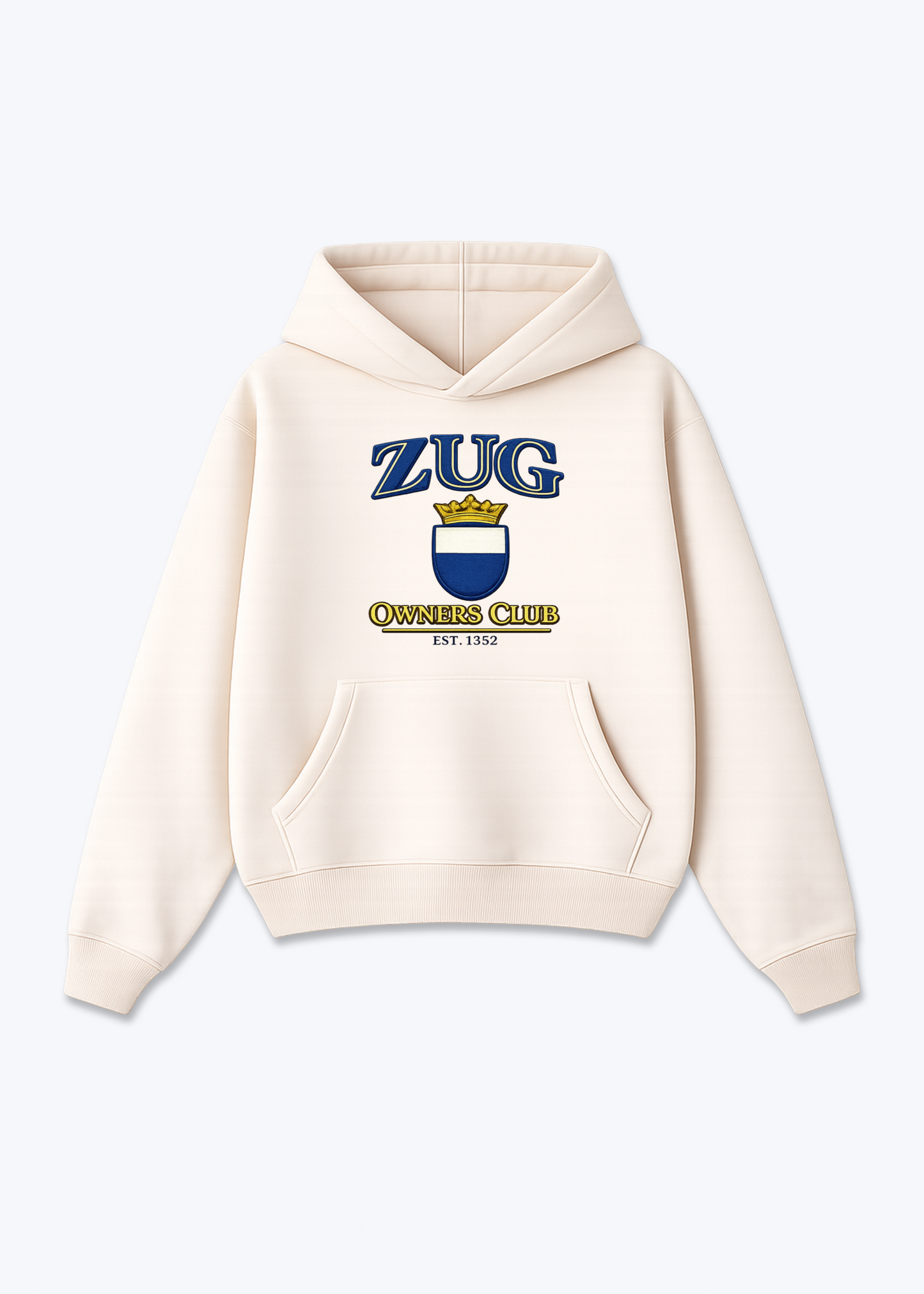 Zug Owners Club Tee - Beige Front (Designed)