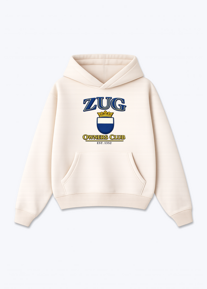 Zug Owners Club Tee - Beige Front (Designed)