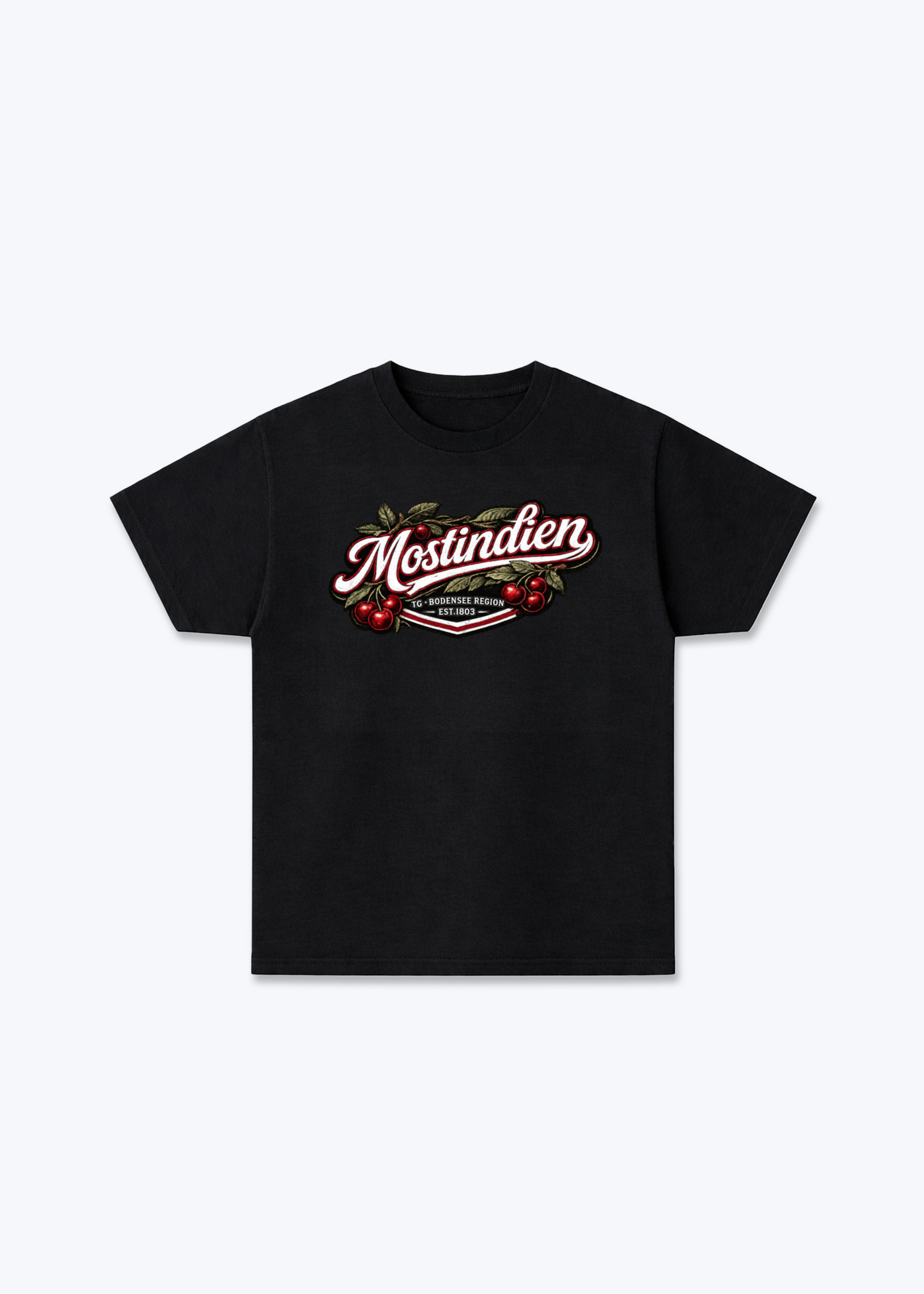 Thurgau Mostindien Tee - Black Front (Designed)