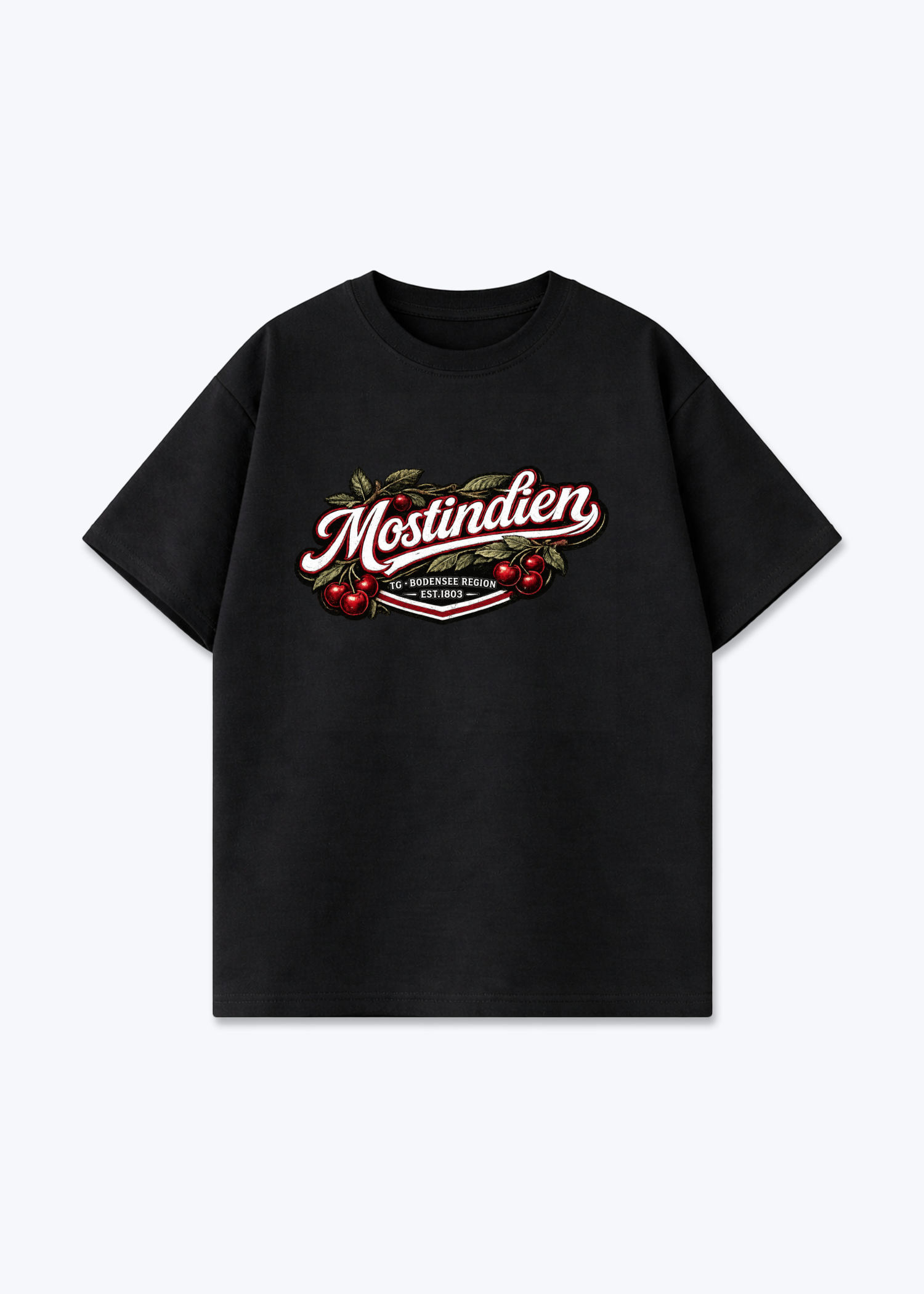 Thurgau Mostindien Tee - Black Front (Designed)
