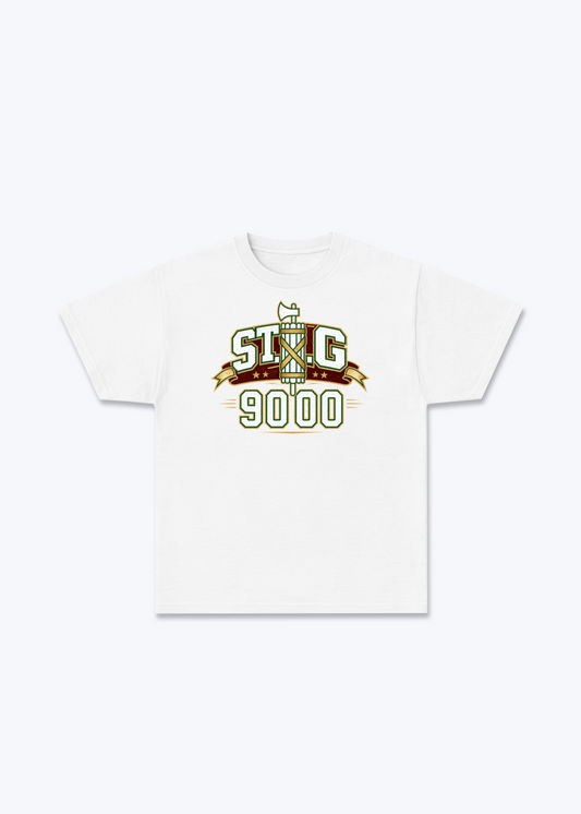 St.Gallen 9000 Tee - White Front (Designed)