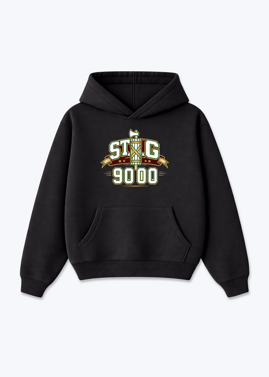 St.Gallen 9000 Tee - Black Front (Designed)