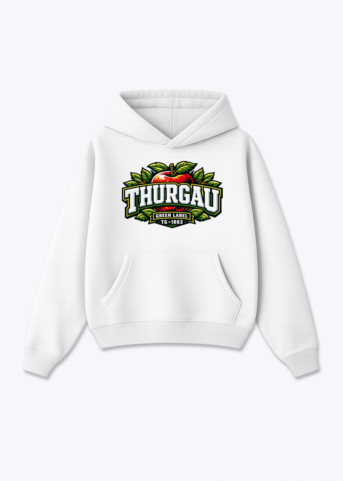 Thurgau Green Label Tee - White Front (Designed)