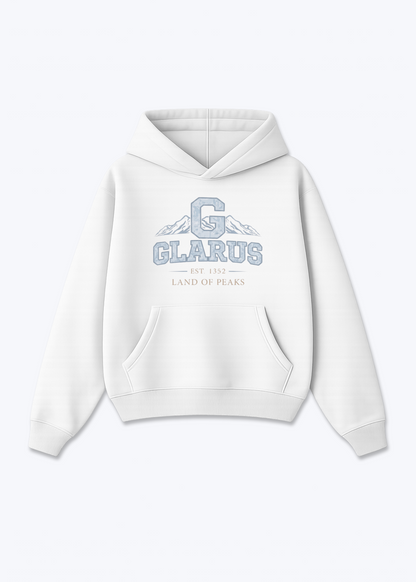 Glarus Est 1352 Tee - White Front (Designed)
