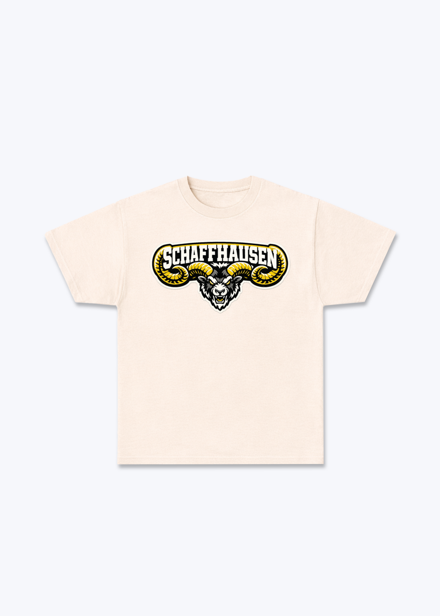 Schaffhausen Reebock Tee - Beige Front (Designed)