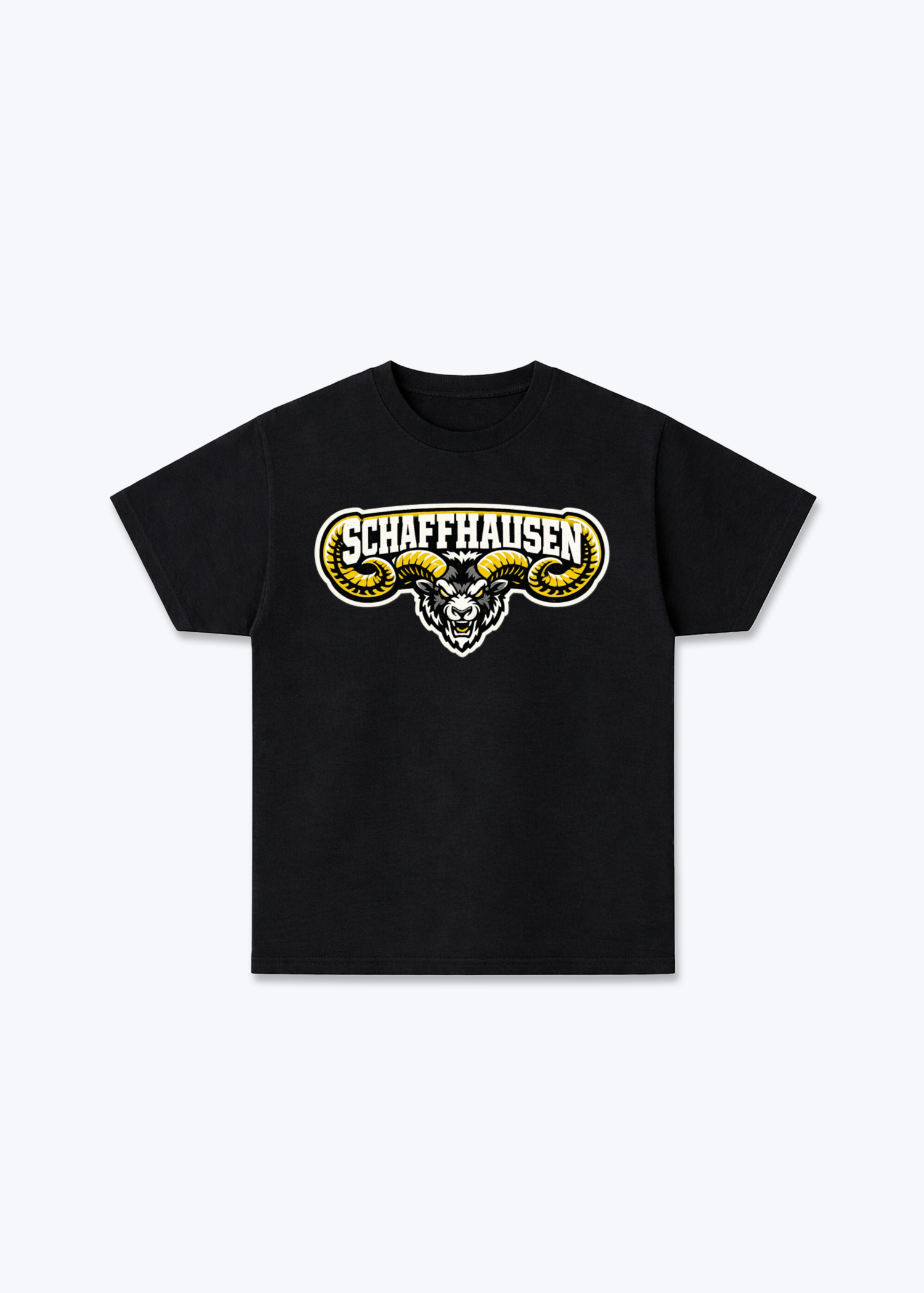 Schaffhausen Reebock Tee - Black Front (Designed)