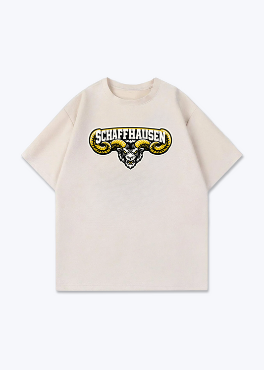 Schaffhausen Reebock Tee - Beige Front (Designed)