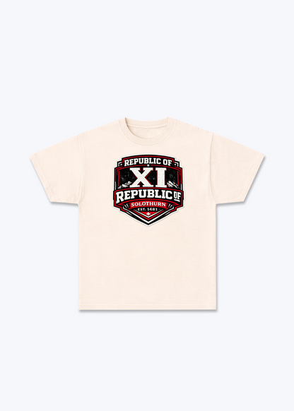 Solothurn Eleven Primetime Tee - Beige Front (Designed)