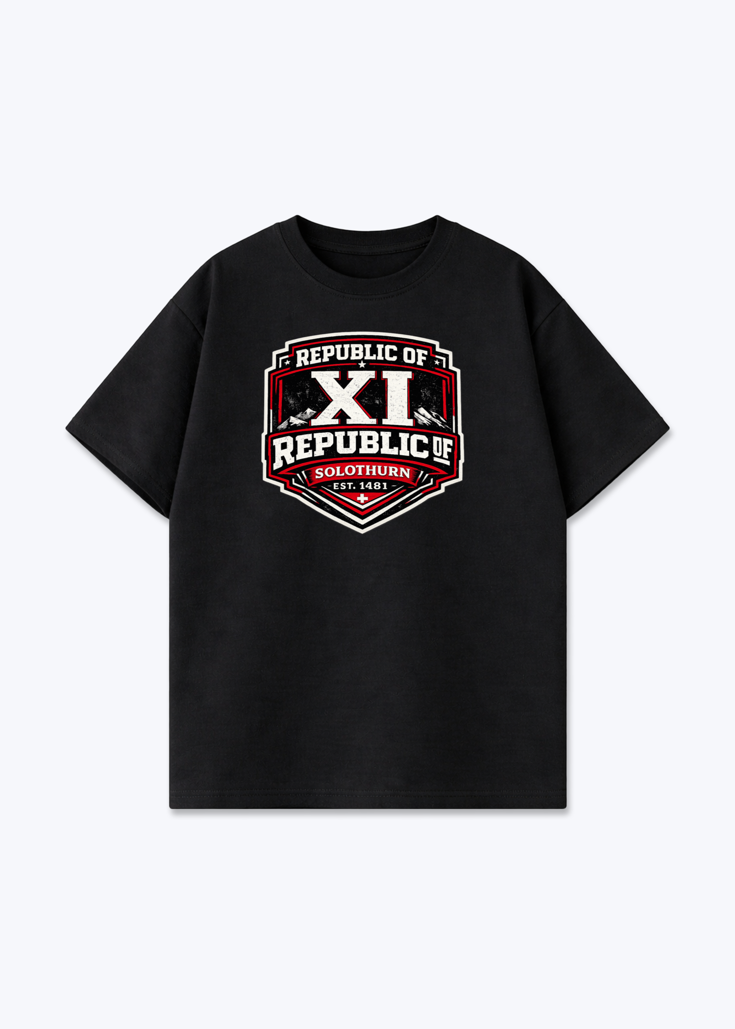 Solothurn Eleven Primetime Tee - Black Front (Designed)