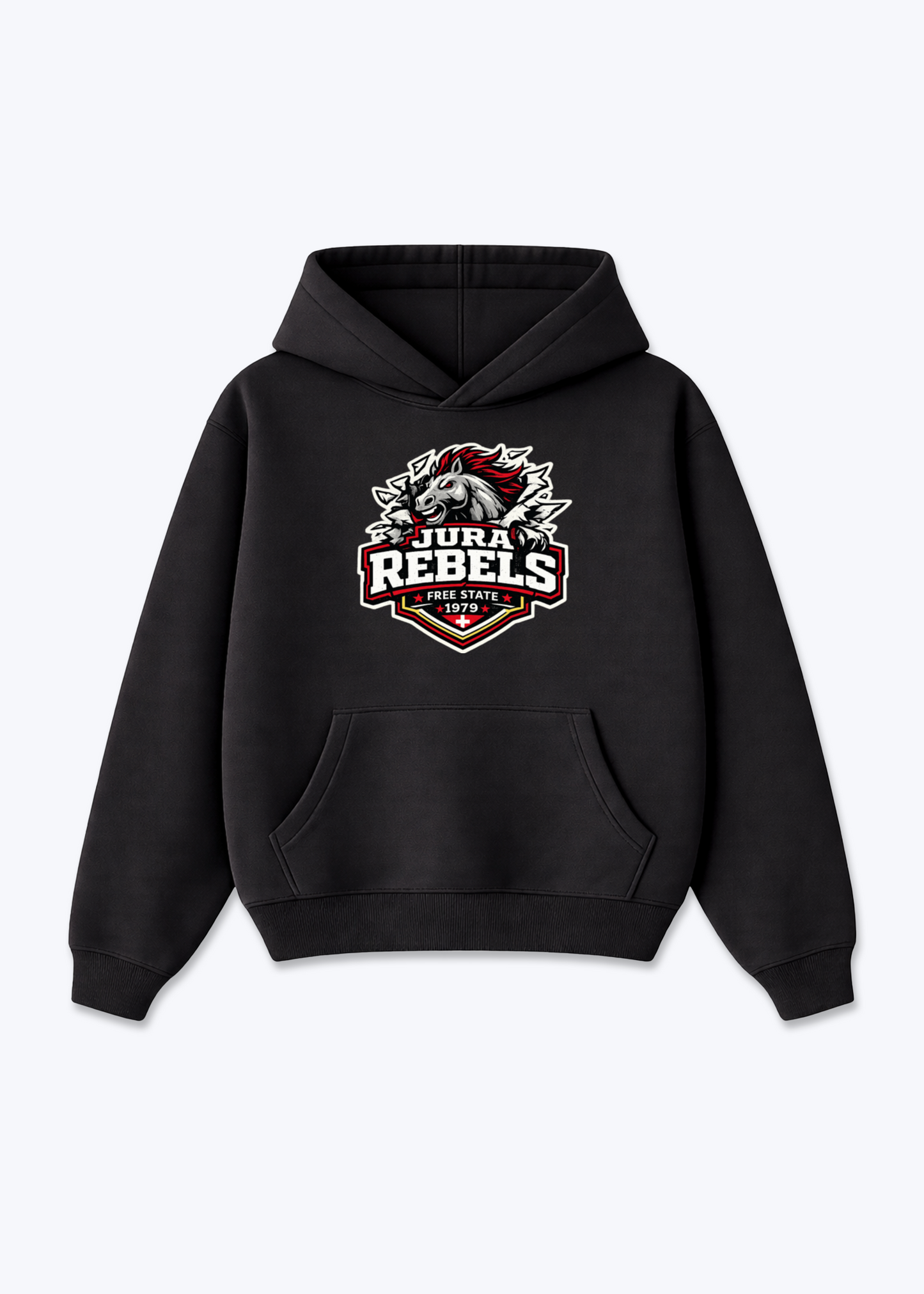 Jura Rebels Tee - Black Front (Designed)