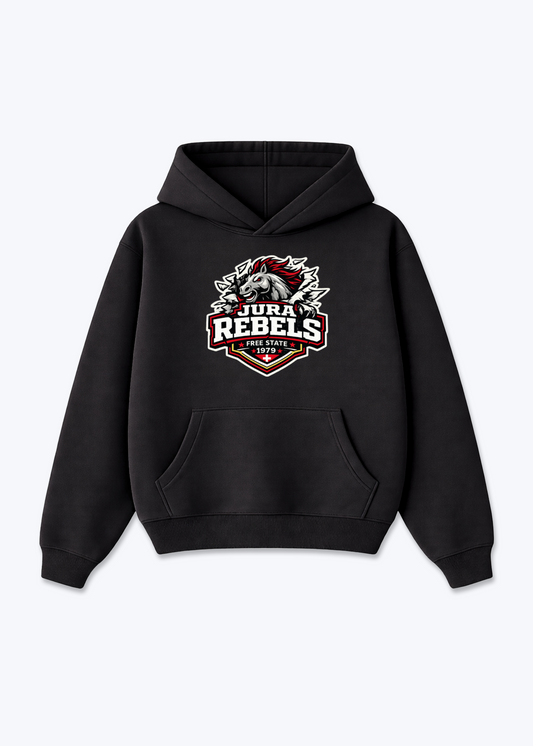 Jura Rebels Tee - Black Front (Designed)