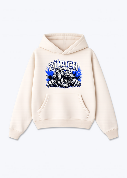 Zürich Lions Tee - Beige Front (Designed)