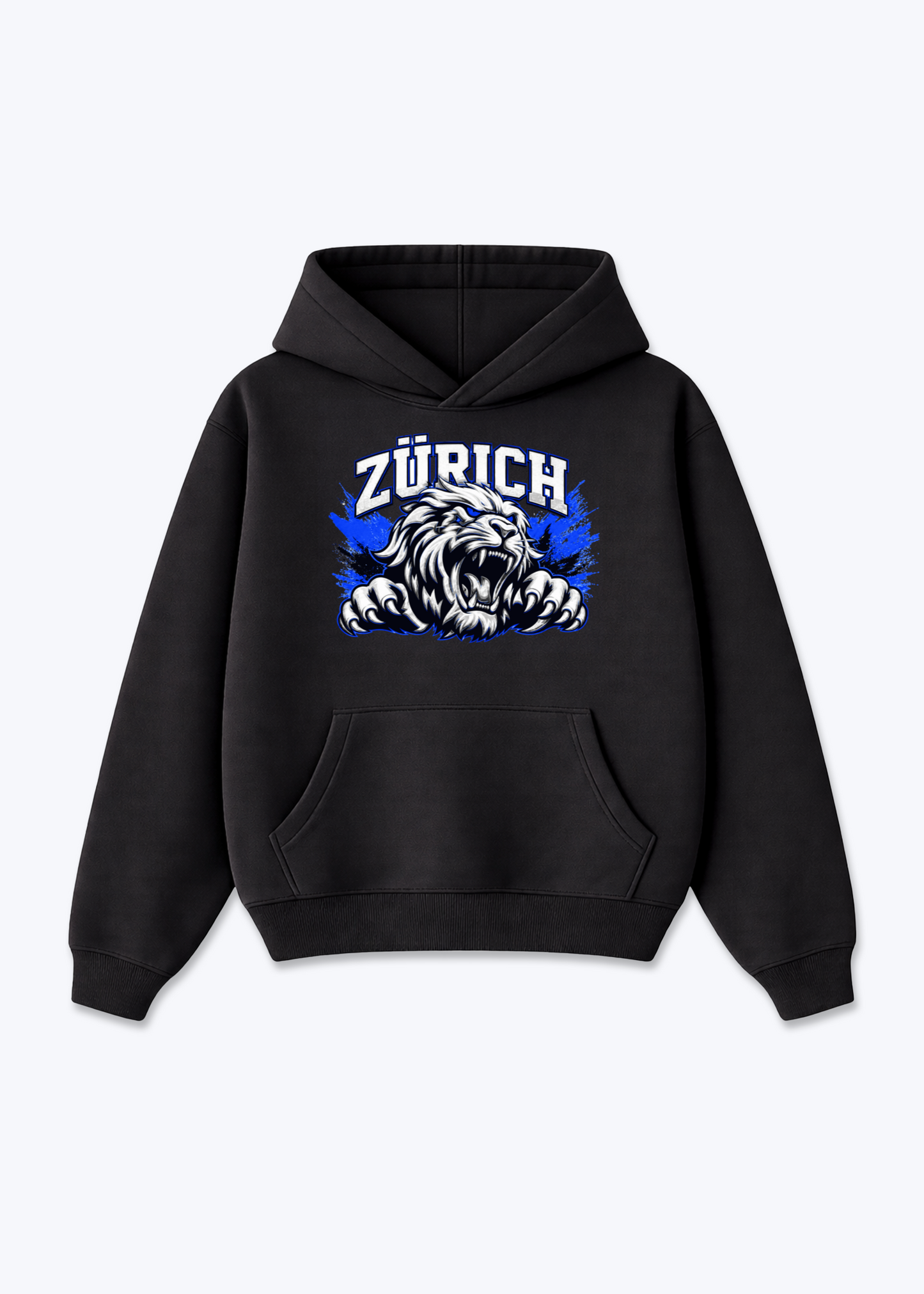 Zürich Lions Tee - Black Front (Designed)