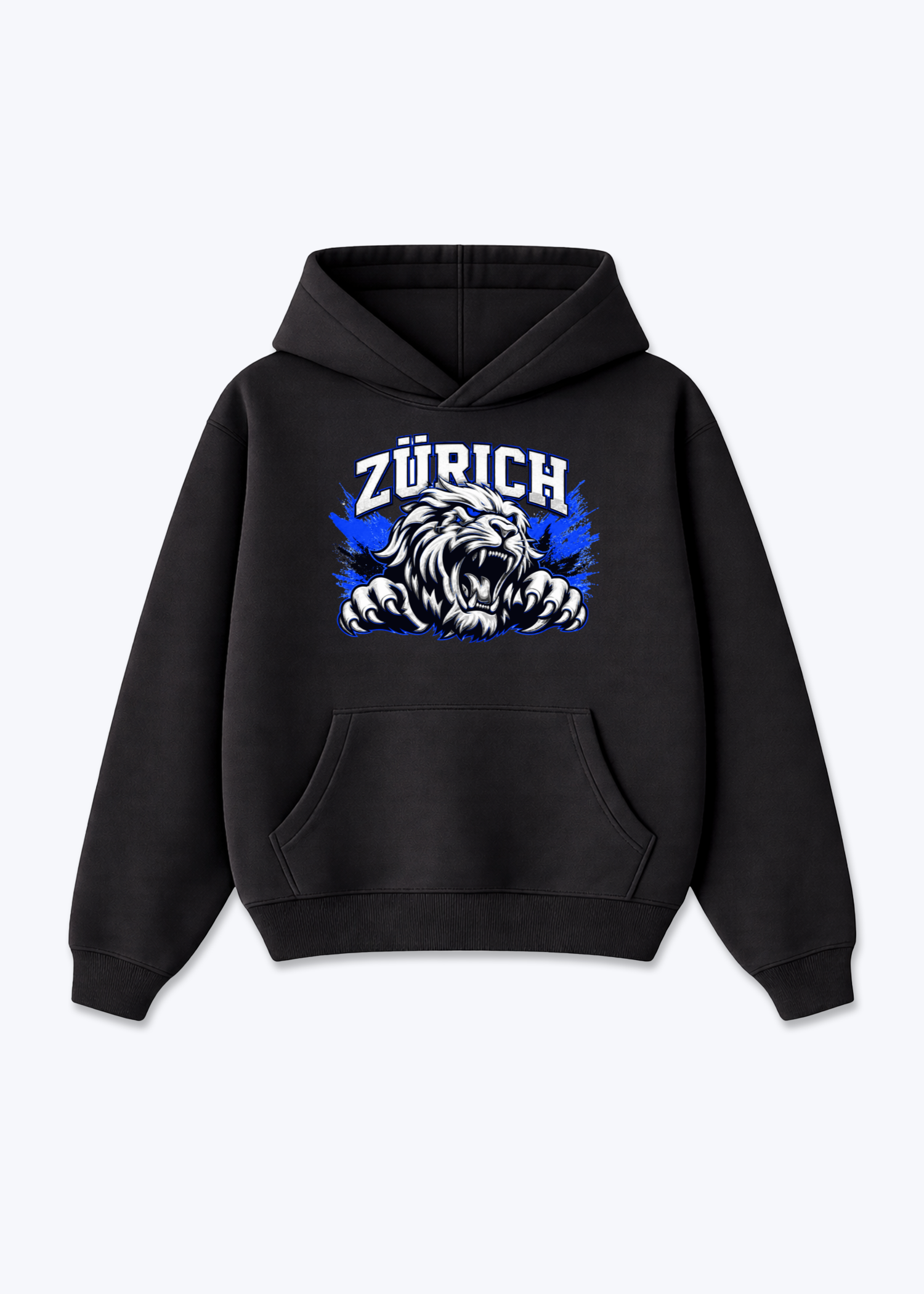 Zürich Lions Tee - Black Front (Designed)