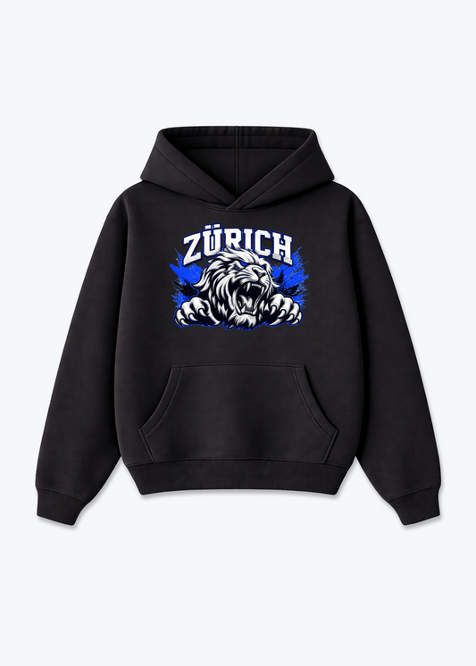 Zürich Lions Tee - Black Front (Designed)