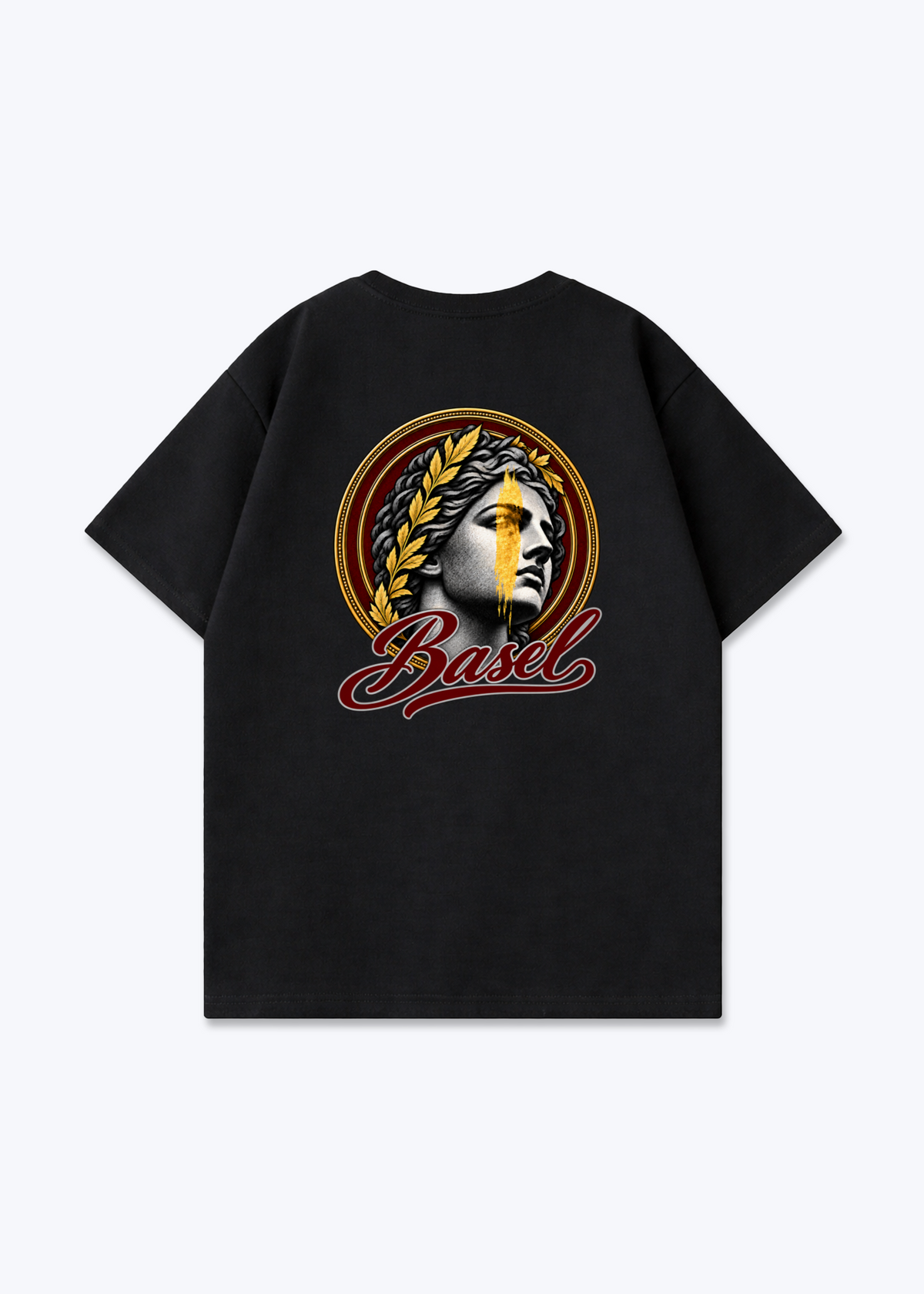 Basel Picasso Oversized T-Shirt - Black Back (Designed)