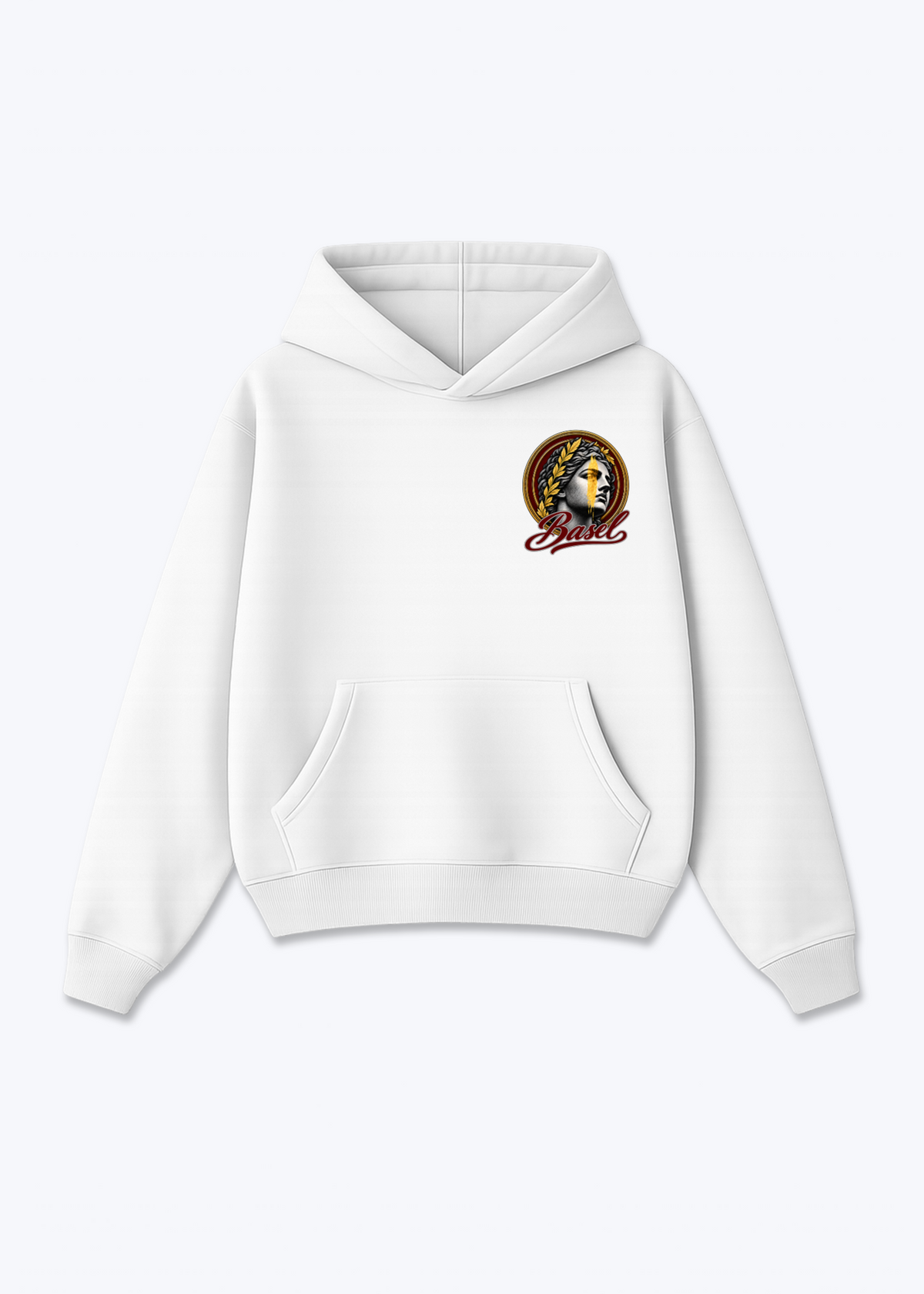 Basel Picasso Oversized Hoodie - White Front (Designed)