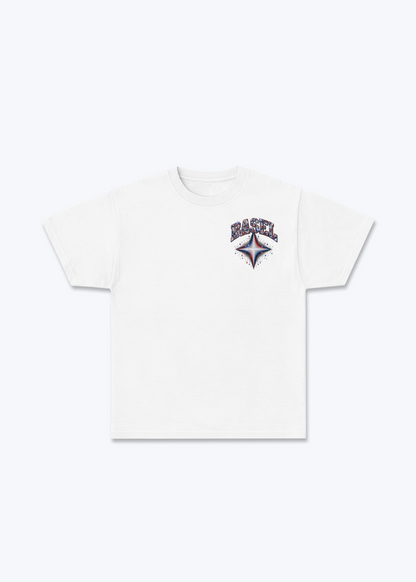 Basel Stars Basic T-Shirt - White Front (Designed)