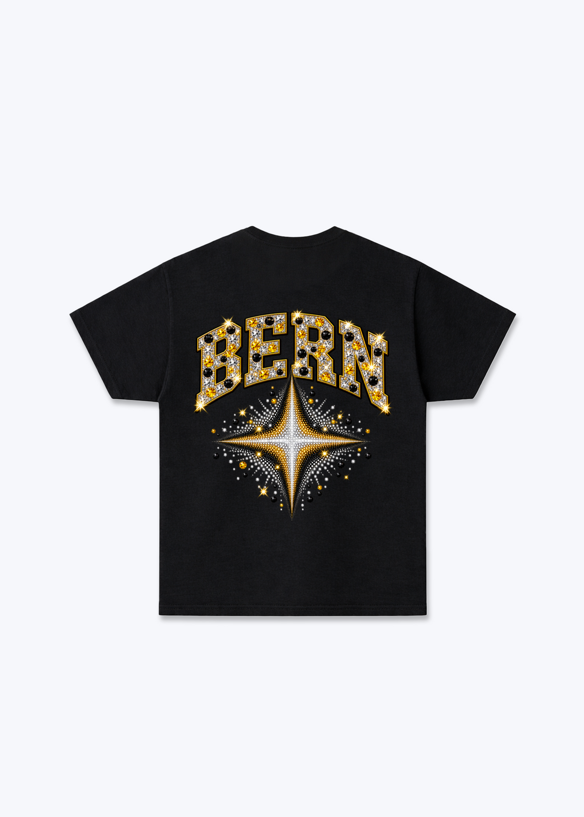 Bern Stars Basic T-Shirt - Black Back (Designed)