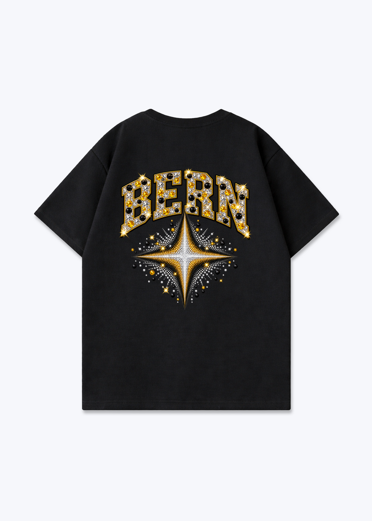 Bern Stars Oversized T-Shirt - Black Back (Designed)