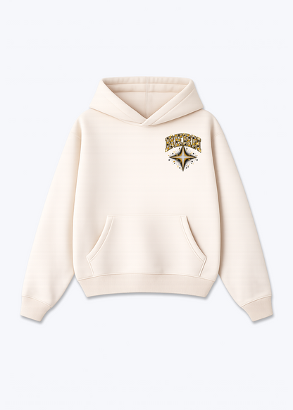 Bern Stars Oversized Hoodie - Beige Front (Designed)