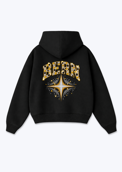 Bern Stars Oversized Hoodie - Black Back (Designed)