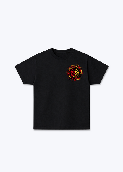 Bern Loop Basic T-Shirt - Black Front (Designed)