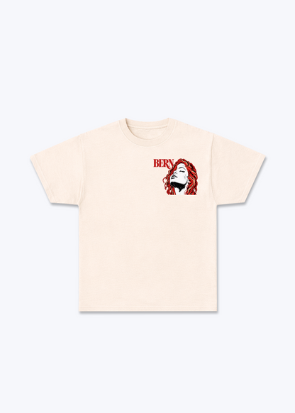Bern RedHead Basic T-Shirt - Beige Front (Designed)