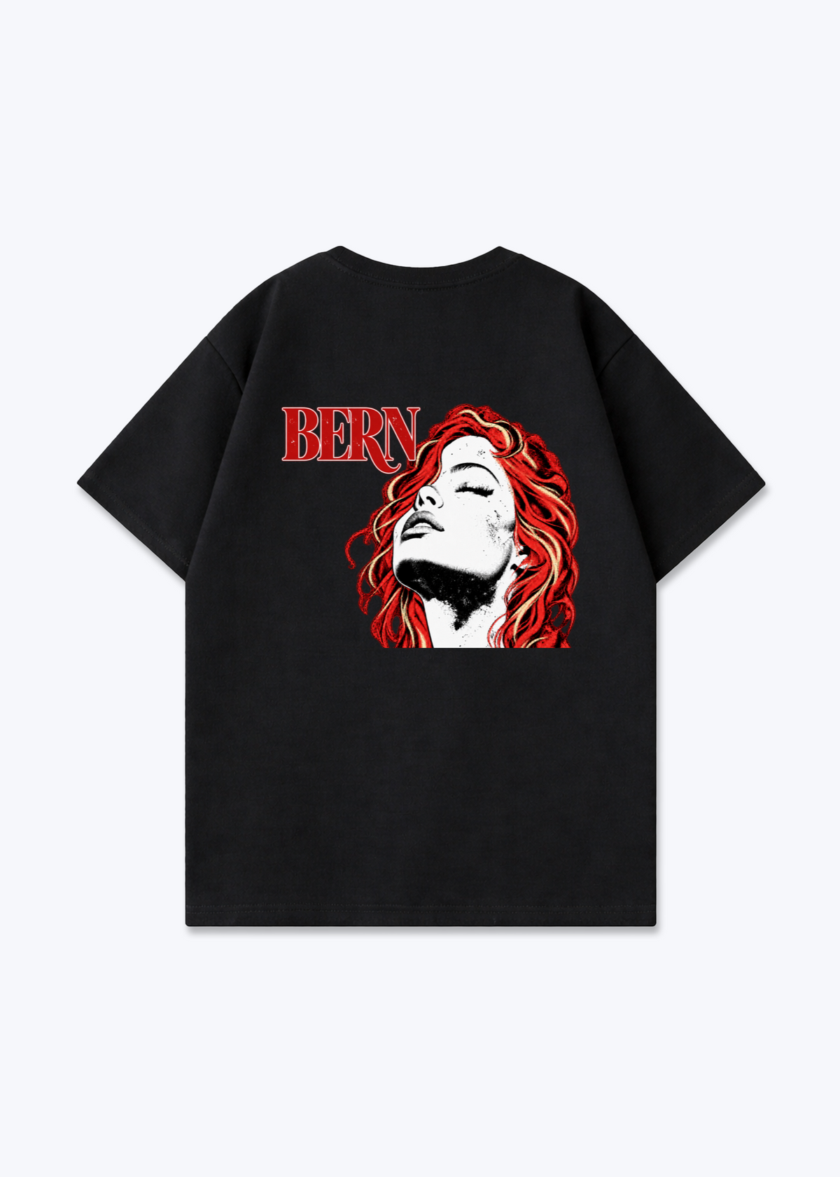 Bern RedHead Oversized T-Shirt - Black Back (Designed)