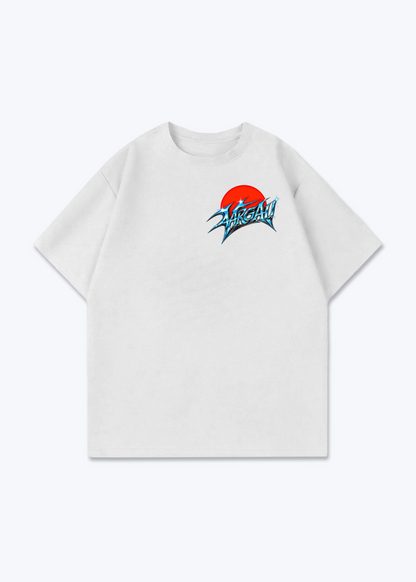 Aargau Bloom Oversized T-Shirt - White Front (Designed)