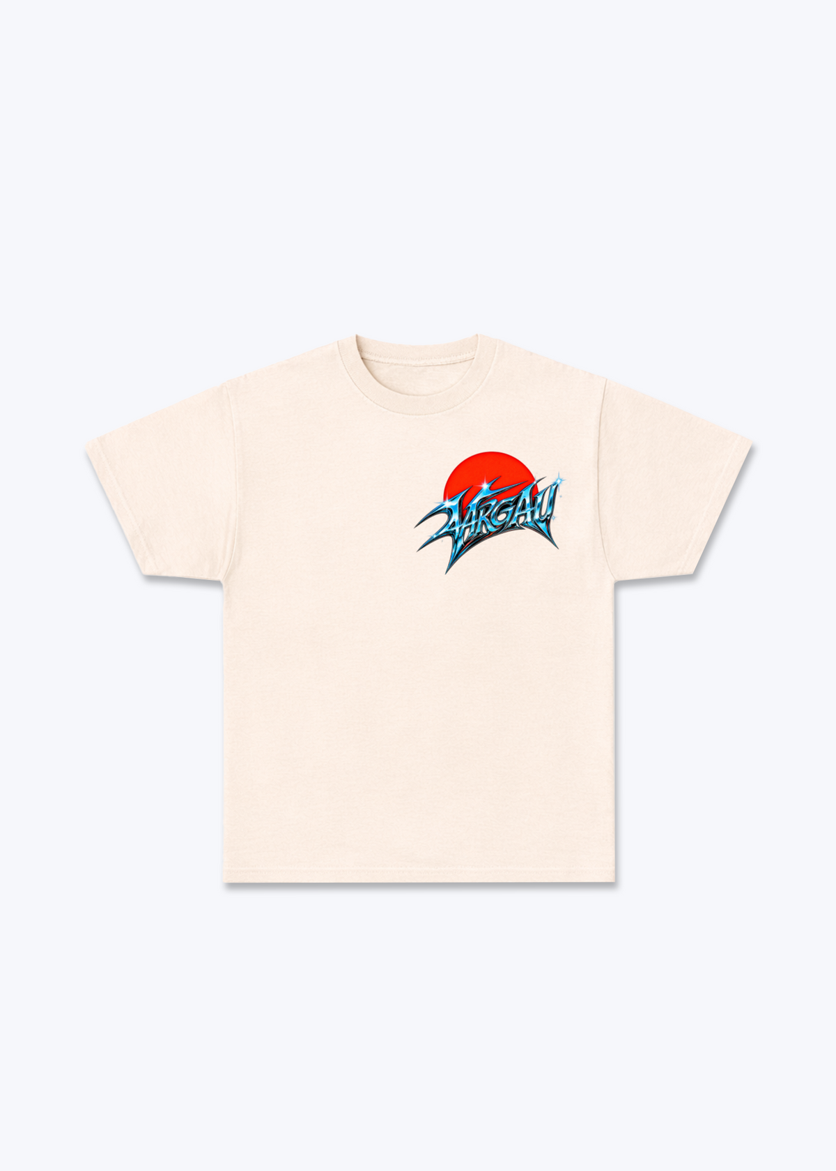 Aargau Bloom Basic T-Shirt - Beige Front (Designed)