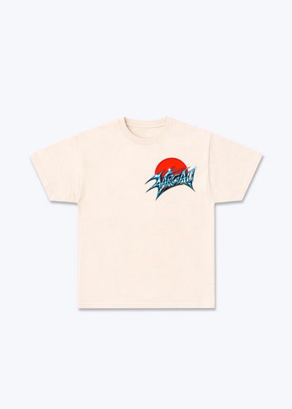 Aargau Bloom Basic T-Shirt - Beige Front (Designed)