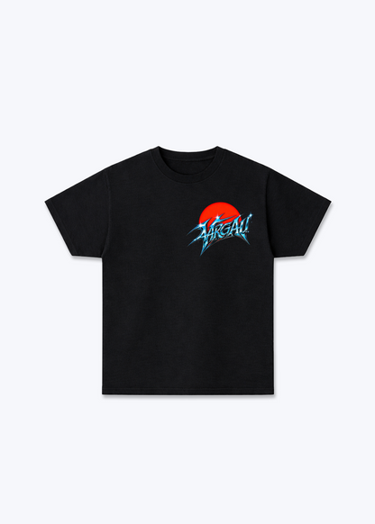 Aargau Bloom Basic T-Shirt - Black Front (Designed)