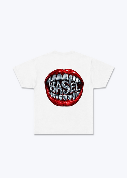 Basel Metallic Basic T-Shirt - White Back (Designed)