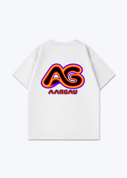 Aargau Glow Oversized T-Shirt - White Back (Designed)