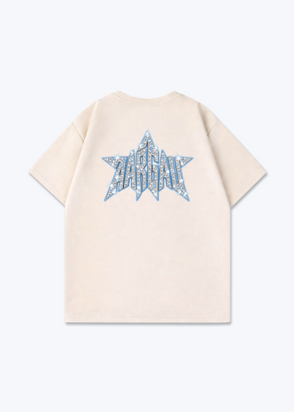 Aargau Diamonds Oversized T-Shirt - Beige Back (Designed)
