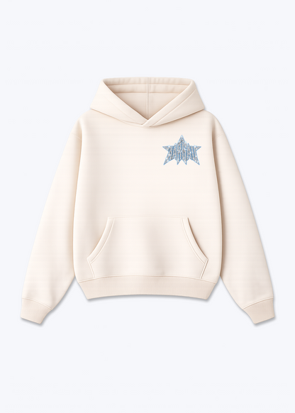 Aargau Diamonds Oversized Hoodie - Beige Front (Designed)